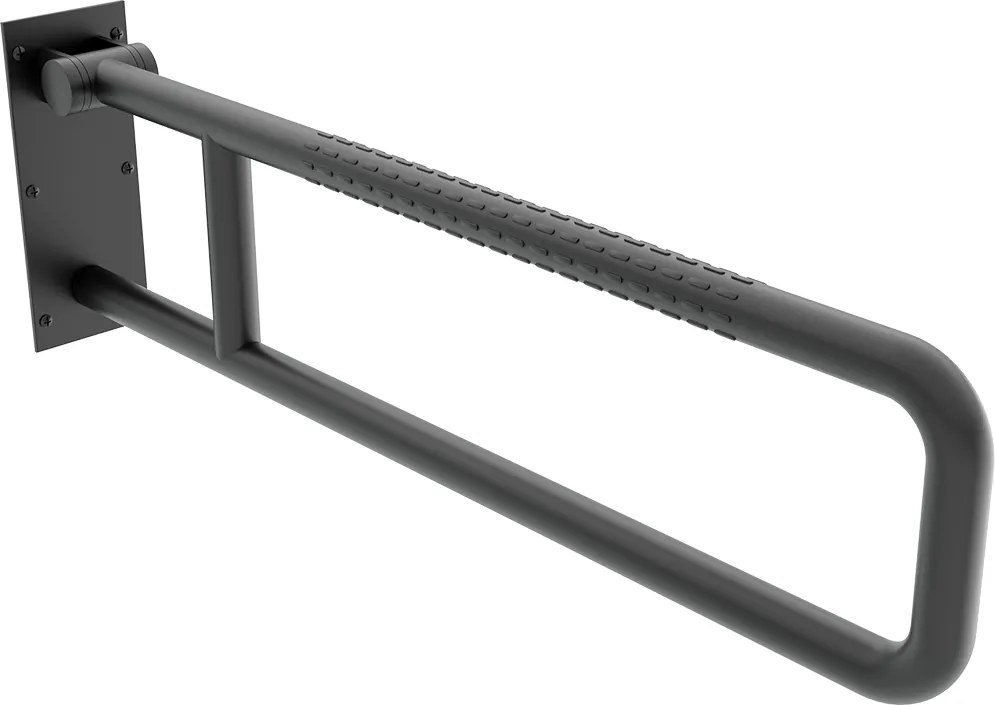 Nimco Sklopné podperné madlo 800 mm - BMSC 9080-90, čierne
