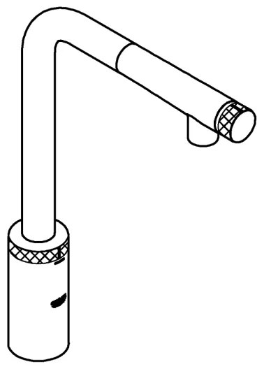 GROHE 31613000 - Drezová batéria A SmartControl 314 mm, lesklý chróm