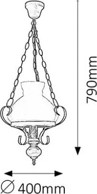 Rabalux 7076 luster Petronel