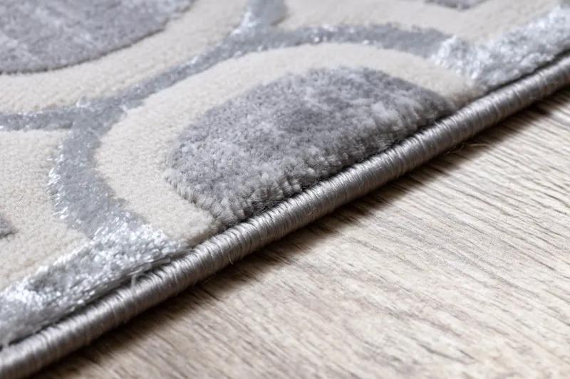 Dywany Łuszczów Kusový koberec Core W6764 Trellis grey/cream - 140x190 cm