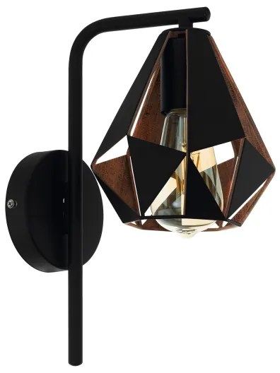 Eglo 43057 - Nástenné svietidlo CARLTON 1xE27/60W/230V