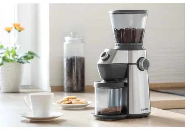 Sencor - Elektrický mlynček na kávu 350 g 150W/230V nerez