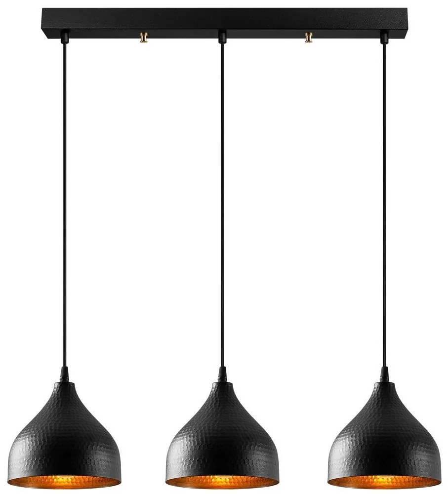 Luster na lanku TATTOO 3xE27/40W/230V