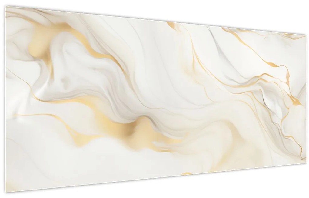 Obraz - Abstrakcia s dekorom (120x50 cm)