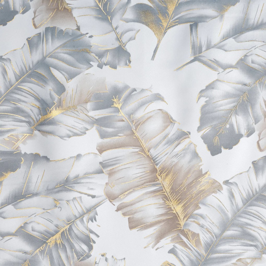 ZÁVES NA KRÚŽKOCH LAYLA3 140X250 CM LISTY