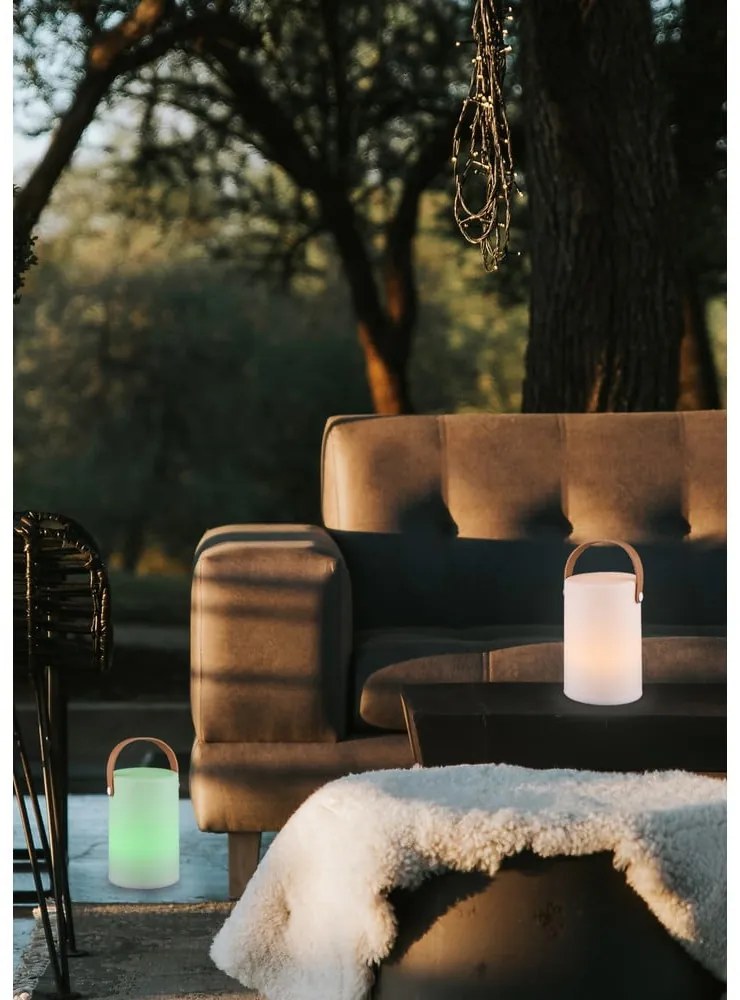 LED solárne vonkajšie svietidlo na diaľkové ovládanie (výška 21 cm) Aruba – Reality