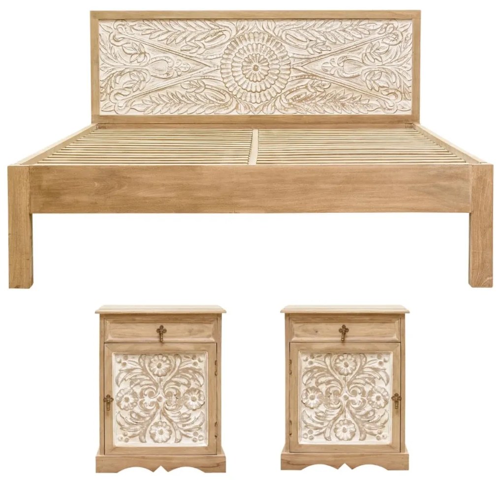 furniture-nabytek.cz - Drevená posteľ 160x200 z manga