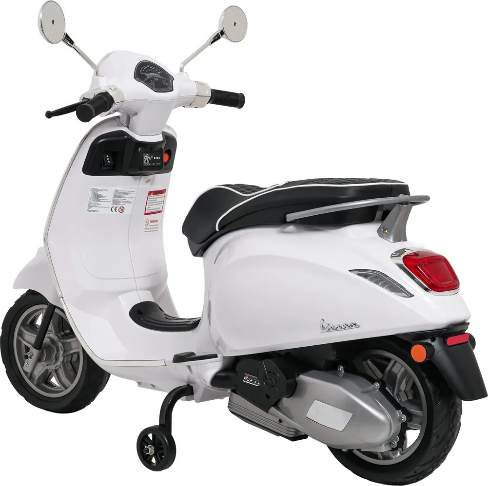 Ramiz Vespa Scooter ROMA Biela Detský motocykel