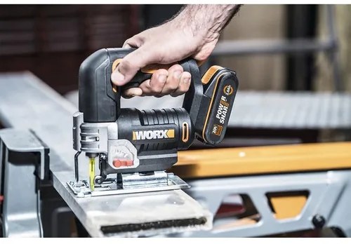 Aku priamočiara píla Worx WX543.9 20V, bez aku a nabíjačky