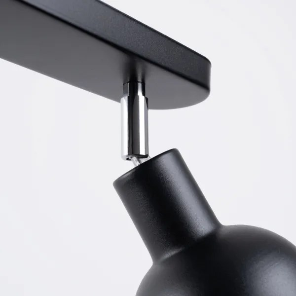 Sollux SL.1317 - Bodové svietidlo ELBA 2xE27/15W/230V čierna