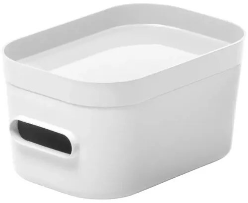SmartStore Úložný box Compact XS, 0,6 l, biela, XS