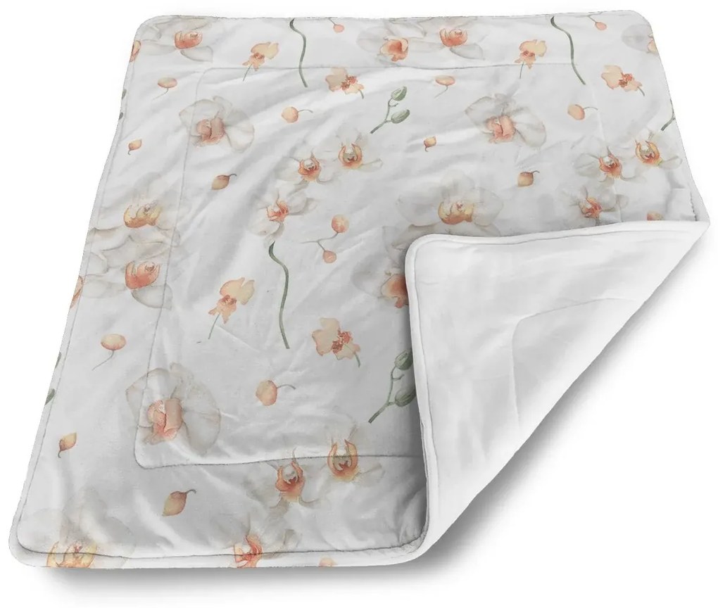 Sablio Deka pre bábätko Biela orchidea - 80x100 cm