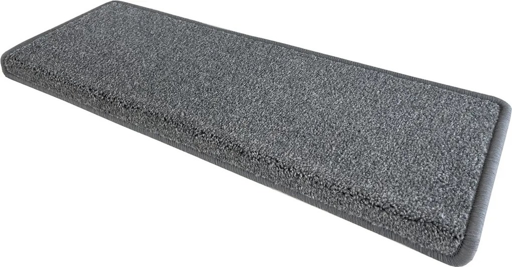 Nášľapy na schody Messina šedá obdĺžnik, samolepiaci - 25x80 obdĺžnik (rozmer vrátane ohybu) Vopi