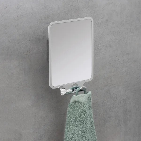 WENKO 22693100 - Kozmetické zrkadlo VACUUM-LOC QUADRO ED 14x19,5 cm lesklý chróm