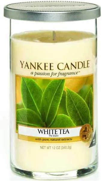 Yankee candle WHITE TEA STREDNÁ PILLAR SVIEČKA 1507742E