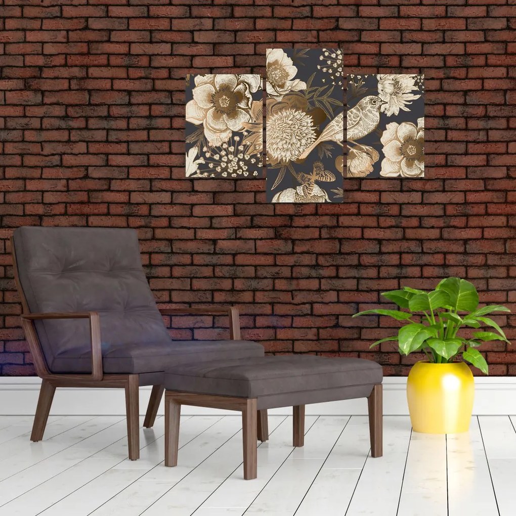 Obraz - Zlatá záhrada (90x60 cm)
