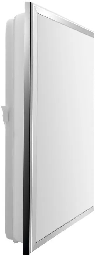 Sapho Sapho, SILVER stropné LED svietidlo 28x28cm, 10W, 230V, 3000K/4000K/6500K, IP44, chróm, AU478