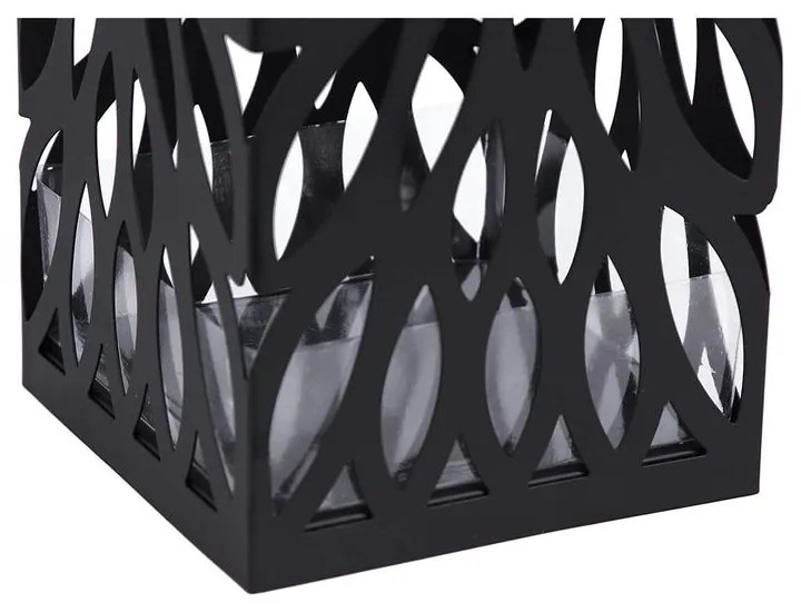 SongmicsHome Kovový stojan na dáždniky FLORE, 15,5x15,5x49cm, čierna