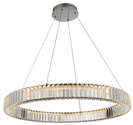 Luxusný stmievateľný luster Spark 80 Chrome