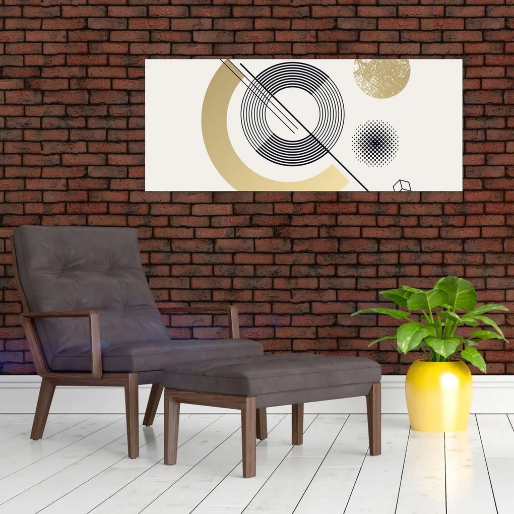 Obraz - Geometrické tvary N⁰2 (120x50 cm)