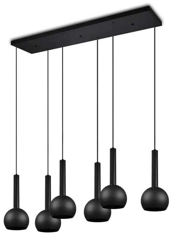 Čierne závesné svietidlo Ciliana – CINQUE