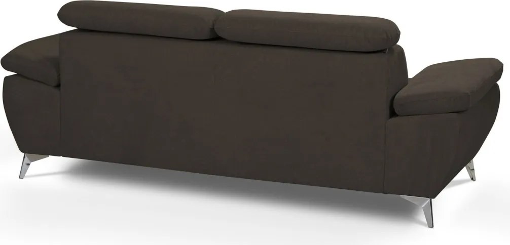 Trojsedák Gisele, tmavo hnedá espresso látka