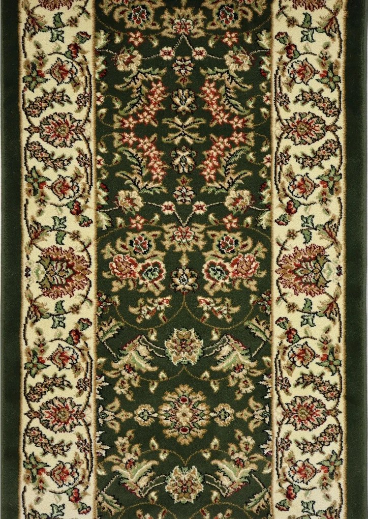 AKCIA: 130x100 cm Behúň na mieru Anatolia 5378 Y (Green) - obšitý zo všetkých strán, zelená, chodba / predsieň, Berfin Dywany