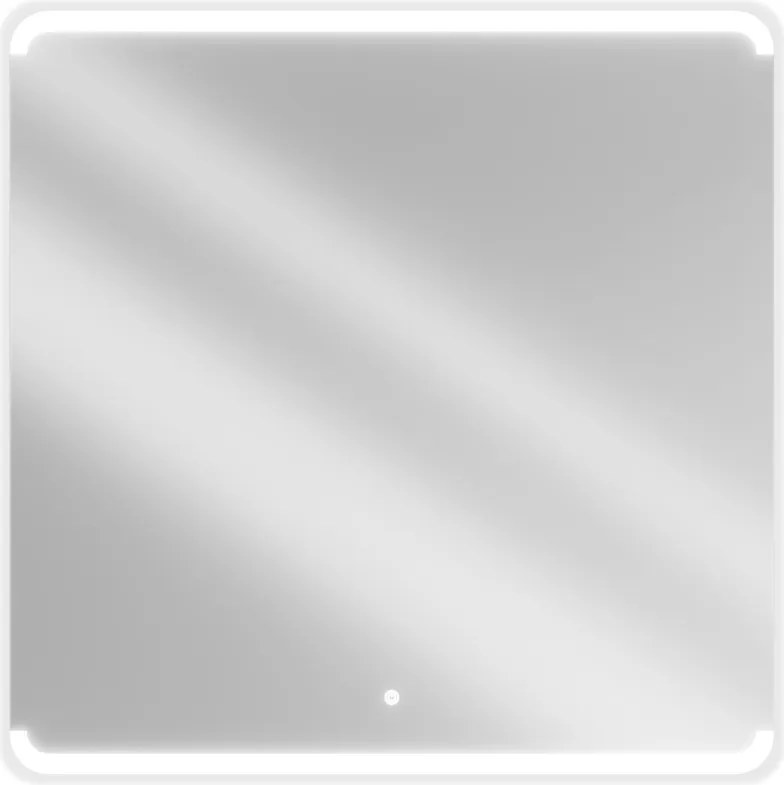 Mexen Nida, LED kúpeľňové zrkadlo s podsvietením 100x100 cm, 6000K, ochrana proti zahmlievaniu, 9806-100-100-611-00