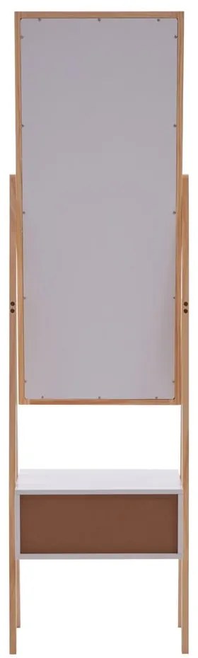 Stojacie zrkadlo s dreveným rámom 45x160 cm Rostok – Premier Housewares
