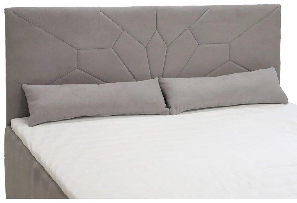 Čalúnená posteľ s úložným priestorom a matracom SOLO 180 x 200 cm Mäta