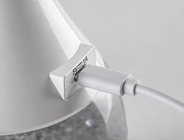 Rabalux 74248 - LED RGB Stmievateľná stolná lampa VIVTER LED/4W/230V biela