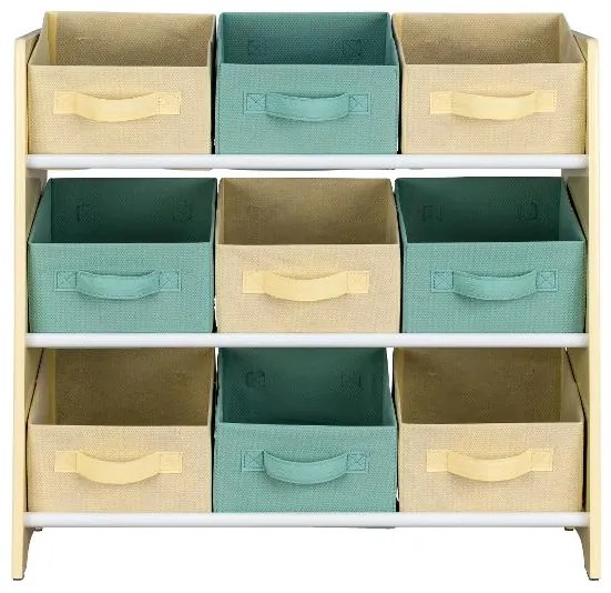 Livarno home Regál do detskej izby (dúhový/žltý) (100384983)