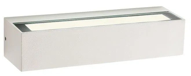 Vonkajšie nástenné svietidlo REDO AROOS IP65 biela 12W 90256
