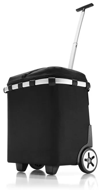 Taška na kolieskach CARRYCRUISER ISO black z polyesteru a hliníku 42x47,5x32 cm v čiernej farbe, Reisenthel