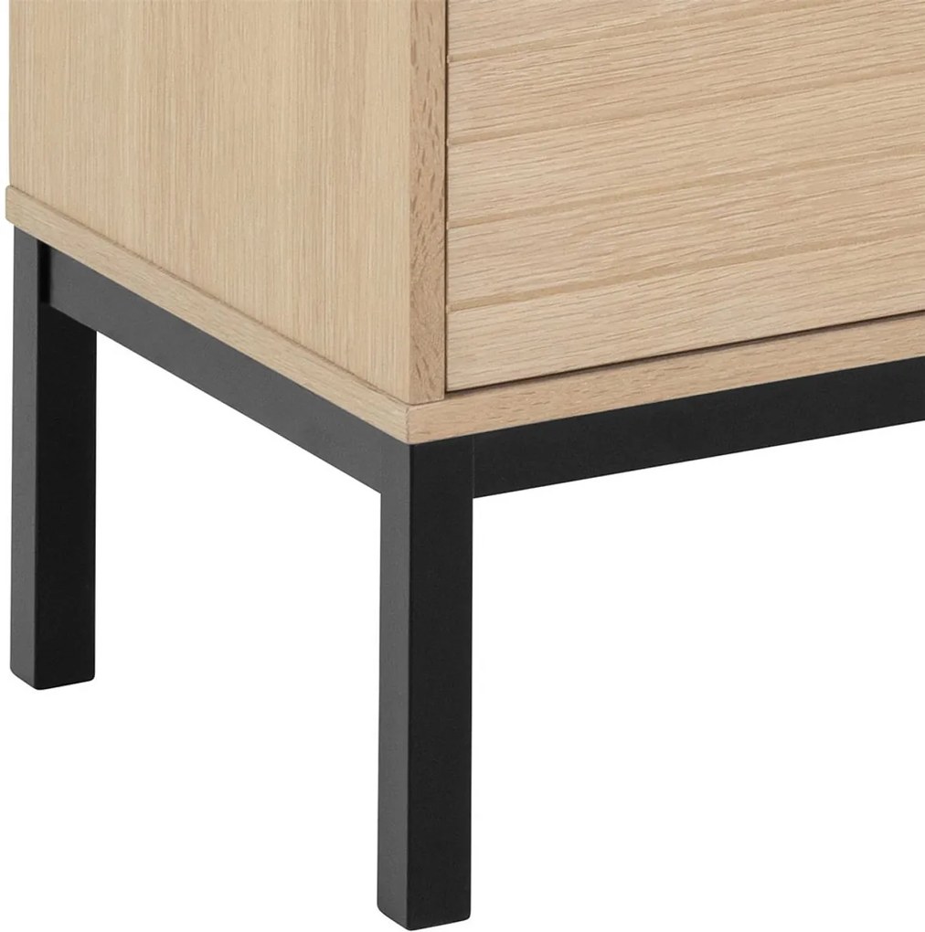 Komoda Kensington 91 cm dub bielený
