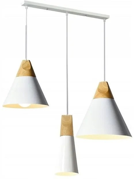 Dekorstudio Retro stropná lampa Loft Scandi CP biela