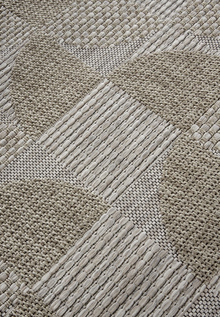 Kusový koberec Villeroy & Boch 106078 Brown – na von aj na doma, 190x290, hnedá, chodba / predsieň, Villeroy & Boch