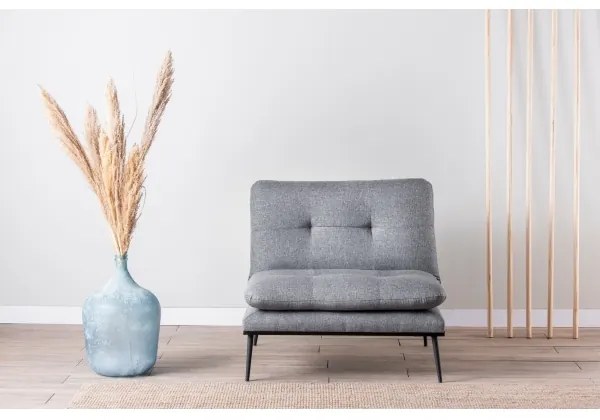 Rozkladacie kreslo SPEAKY sivé