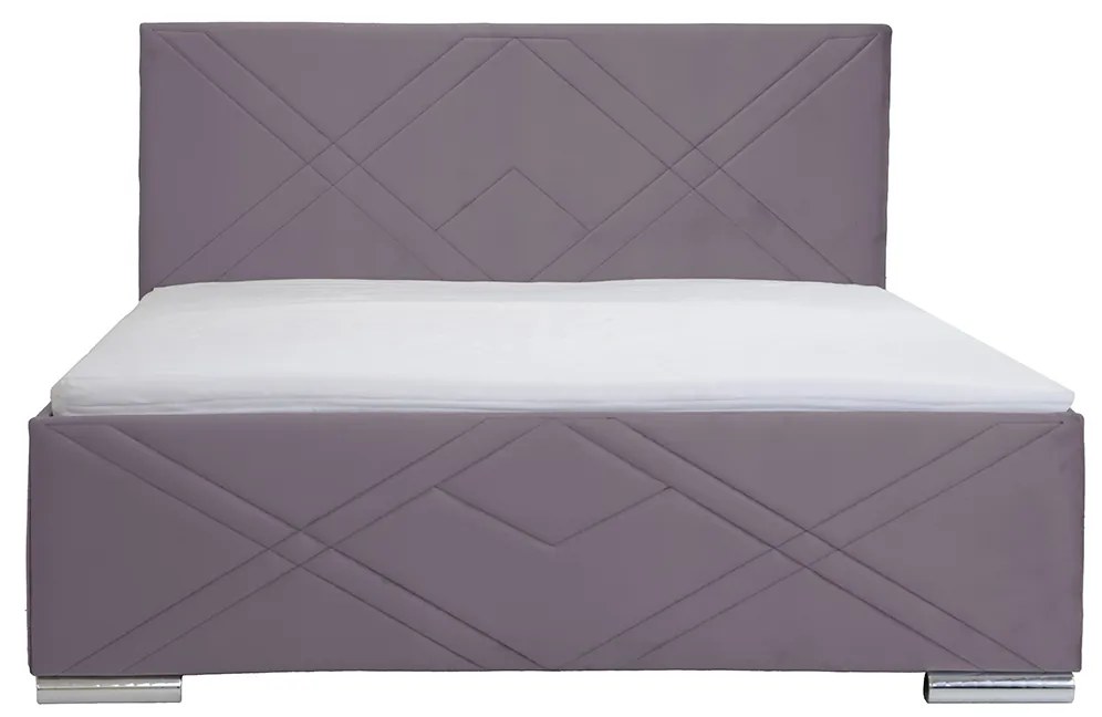 Čalúnená posteľ s úložným priestorom CRIS Zelený 180 x 200 cm