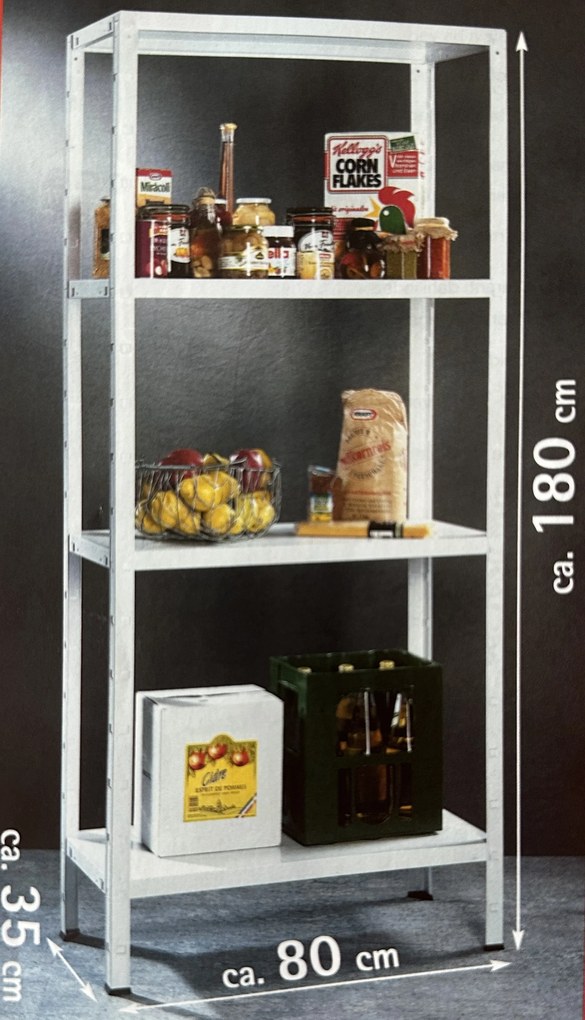 Regál 1800x800x350 | MEGA VÝPRODEJ ES9
