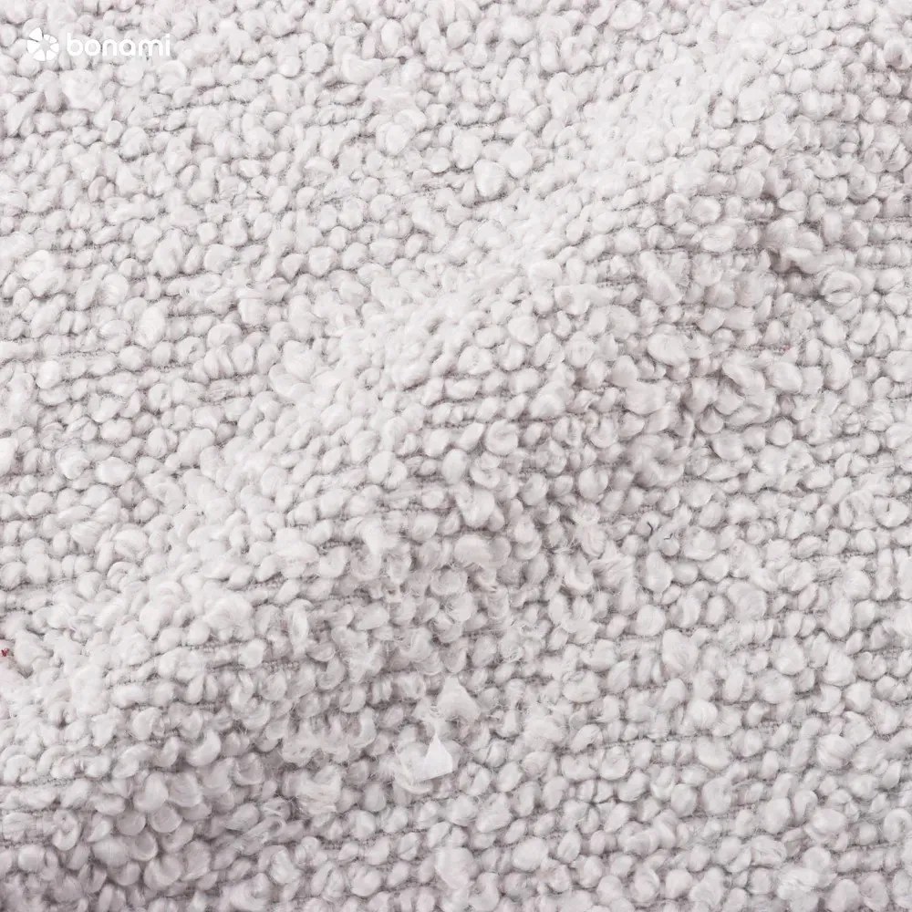 Svetlosivá pohovka z textílie bouclé 235 cm Molino – Micadoni Home