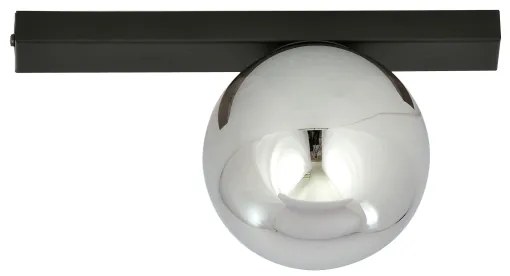 Stropné svietidlo FIT 1xE14/10W/230V čierna/šedá