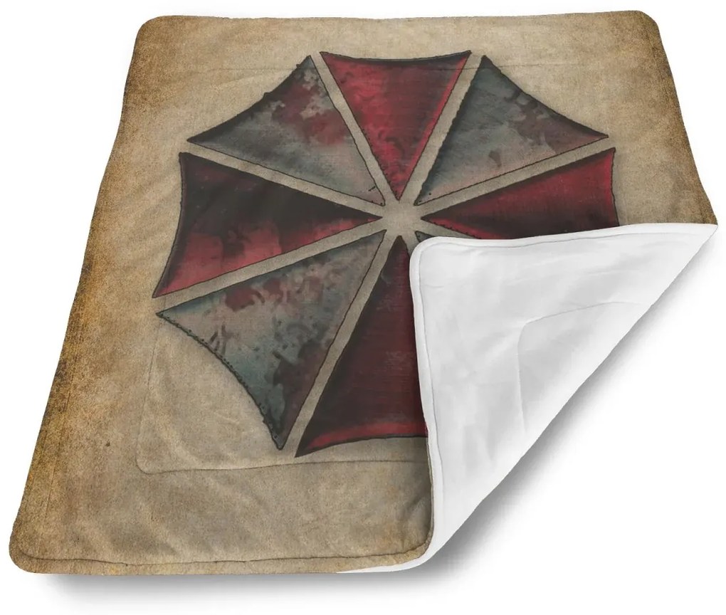 Sablio Deka pre bábätko Resident Evil Umbrella Corporation Vintage - 90x120 cm