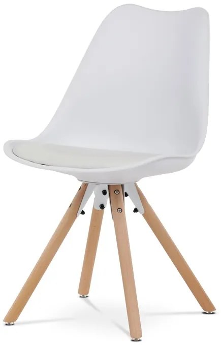 Autronic BONTEC Jedálenská stolička, čierna, plast, CT-762 BK Farba: Šedá