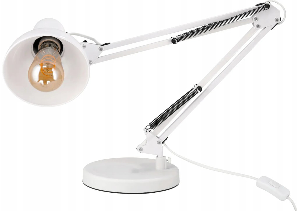 BERGE Stolová lampa XL Praga 1xE27 LED biela