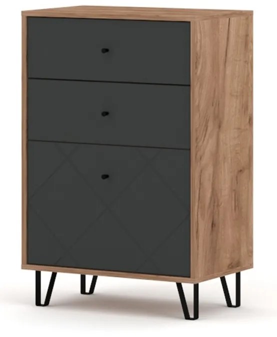 Komoda Bilbao 63,4 cm dub Tabak Craft