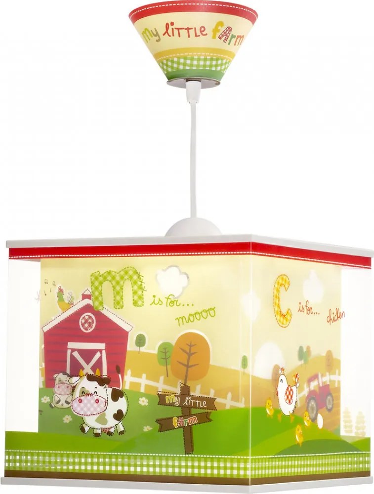 Dalber MY LITTLE FARM 64402 detské svietidlá  viacfarebné   plast   1xE27 max. 60W