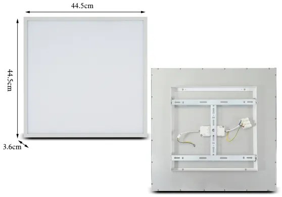 Brilagi - stmievateľné LED svietidlo SLIMFRAME LED/36W/230V 45x45 cm biele s diaľkovým ovládačom