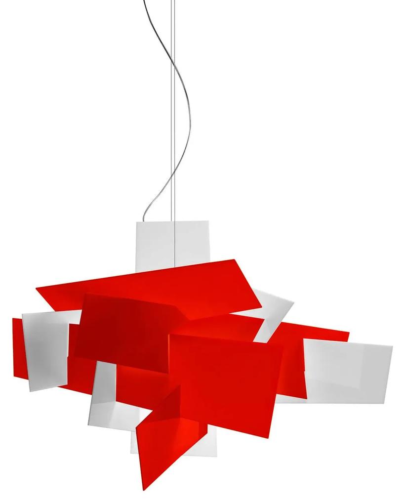 Foscarini Big Bang LED svietidlo, červená, Ø 96 cm