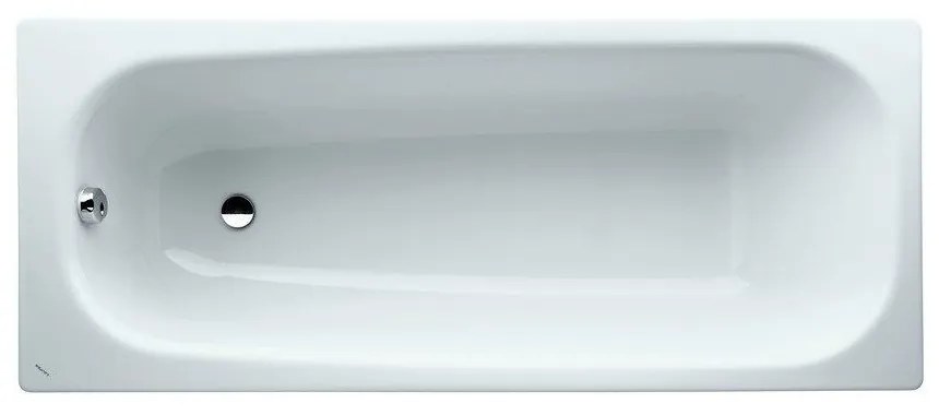 LAUFEN Moderna Plus Oceľová vaňa, 1700 mm x 700 mm, biela H2251200000401